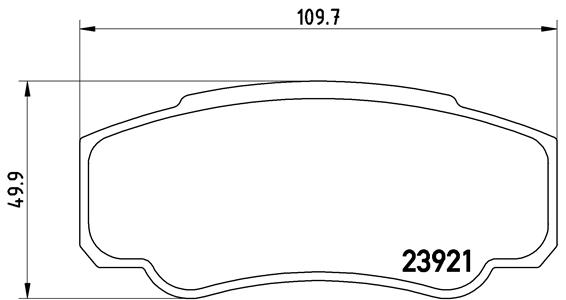 Remblokset Brembo P 23 093