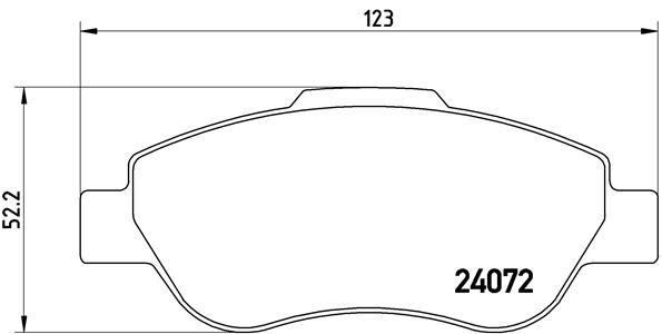 Remblokset Brembo P 23 097