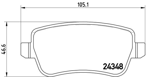 Remblokset Brembo P 23 101