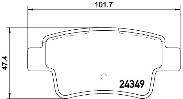 Remblokset Brembo P 23 104