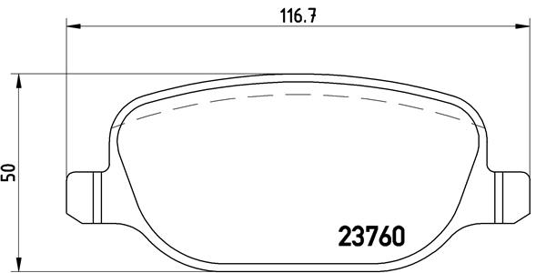 Remblokset Brembo P 23 109