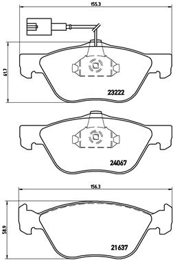 Remblokset Brembo P 23 112