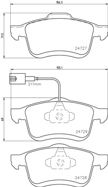 Remblokset Brembo P 23 130