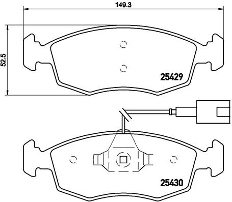 Remblokset Brembo P 23 138