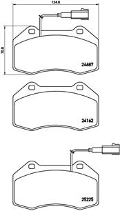 Remblokset Brembo P 23 139