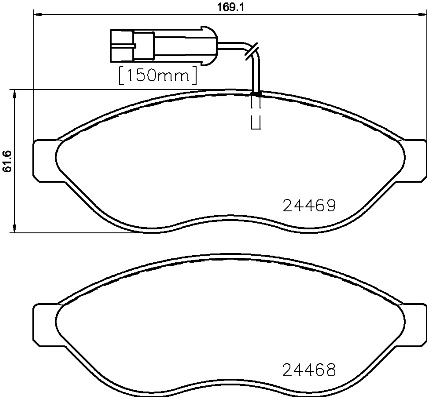 Remblokset Brembo P 23 143