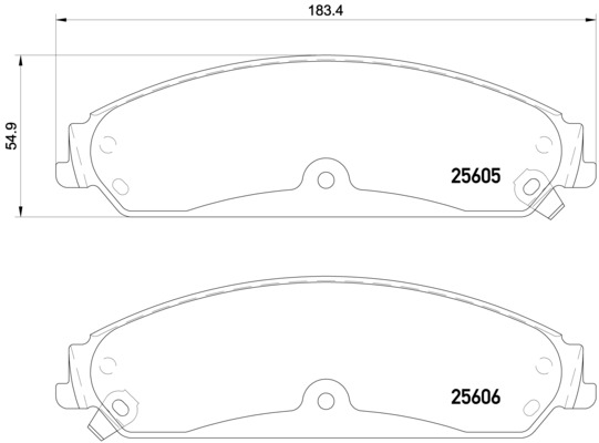 Remblokset Brembo P 23 149