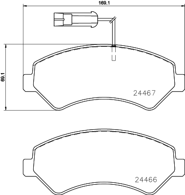 Remblokset Brembo P 23 161