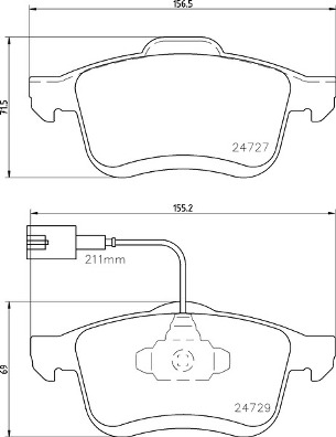 Remblokset Brembo P 23 163