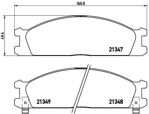 Remblokset Brembo P 24 026