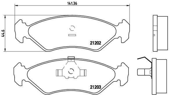 Remblokset Brembo P 24 028