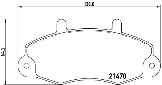 Remblokset Brembo P 24 032