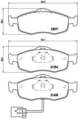 Remblokset Brembo P 24 034