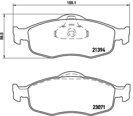 Remblokset Brembo P 24 037