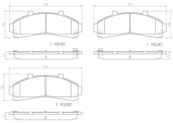 Remblokset Brembo P 24 041