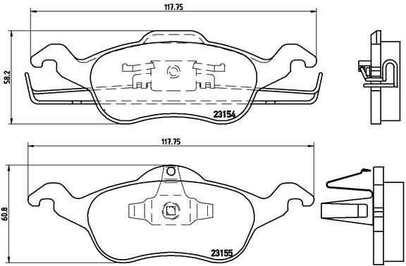 Remblokset Brembo P 24 046