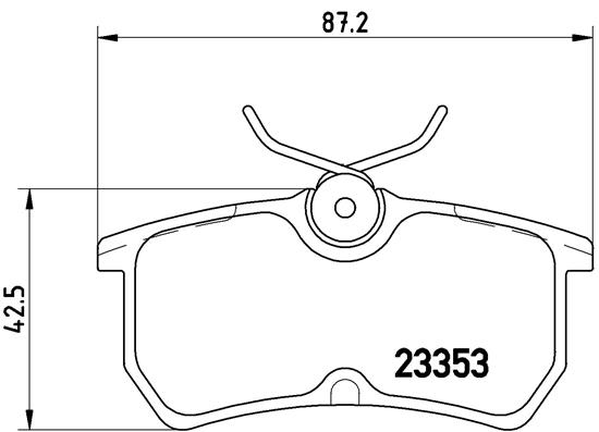 Remblokset Brembo P 24 047