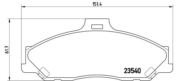 Remblokset Brembo P 24 051