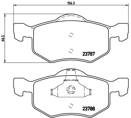 Remblokset Brembo P 24 056