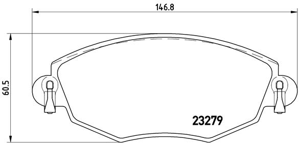 Remblokset Brembo P 24 060