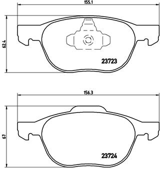 Remblokset Brembo P 24 061X