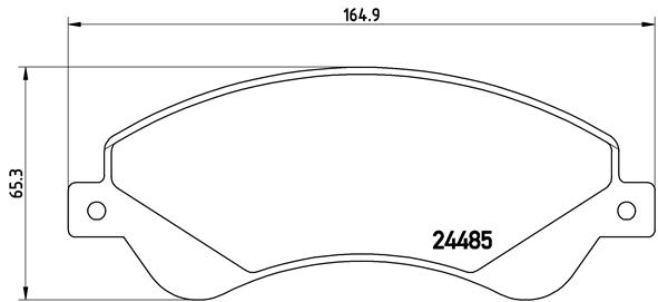 Remblokset Brembo P 24 065