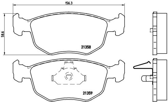 Remblokset Brembo P 24 069