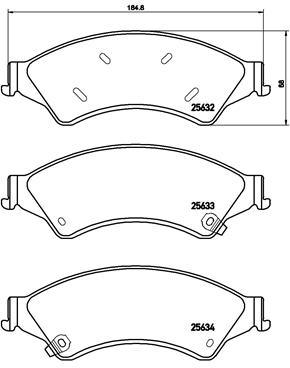 Remblokset Brembo P 24 153