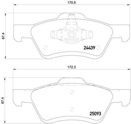 Remblokset Brembo P 24 159