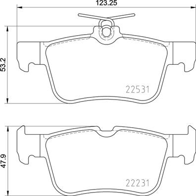 Remblokset Brembo P 24 175