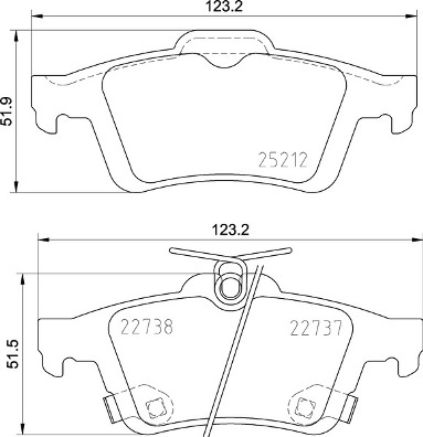 Remblokset Brembo P 24 216