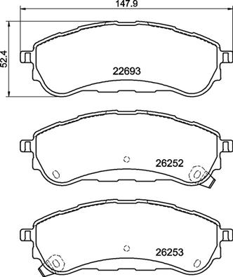 Remblokset Brembo P 24 235