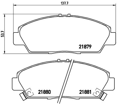 Remblokset Brembo P 28 021