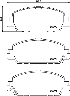 Remblokset Brembo P 28 077