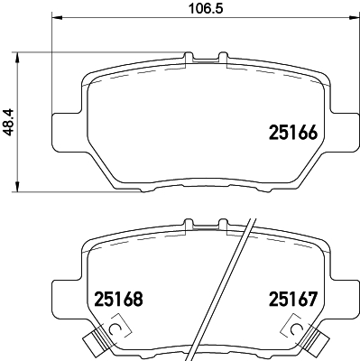 Remblokset Brembo P 28 078