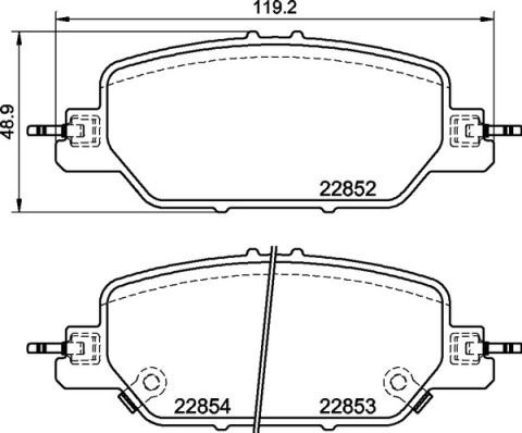 Remblokset Brembo P 28 097