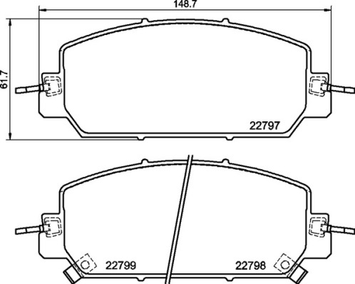 Remblokset Brembo P 28 098