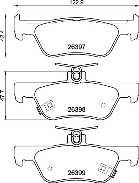 Remblokset Brembo P 28 110