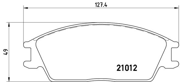 Remblokset Brembo P 30 001