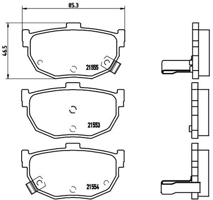 Remblokset Brembo P 30 003