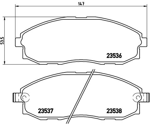 Remblokset Brembo P 30 010