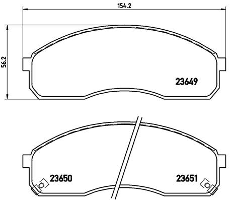 Remblokset Brembo P 30 012