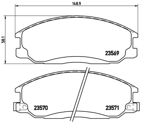 Remblokset Brembo P 30 013