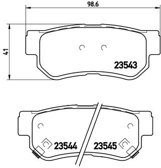 Remblokset Brembo P 30 014