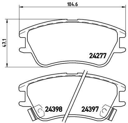 Remblokset Brembo P 30 027