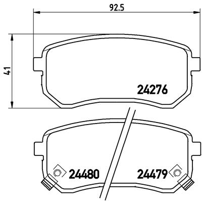 Remblokset Brembo P 30 033