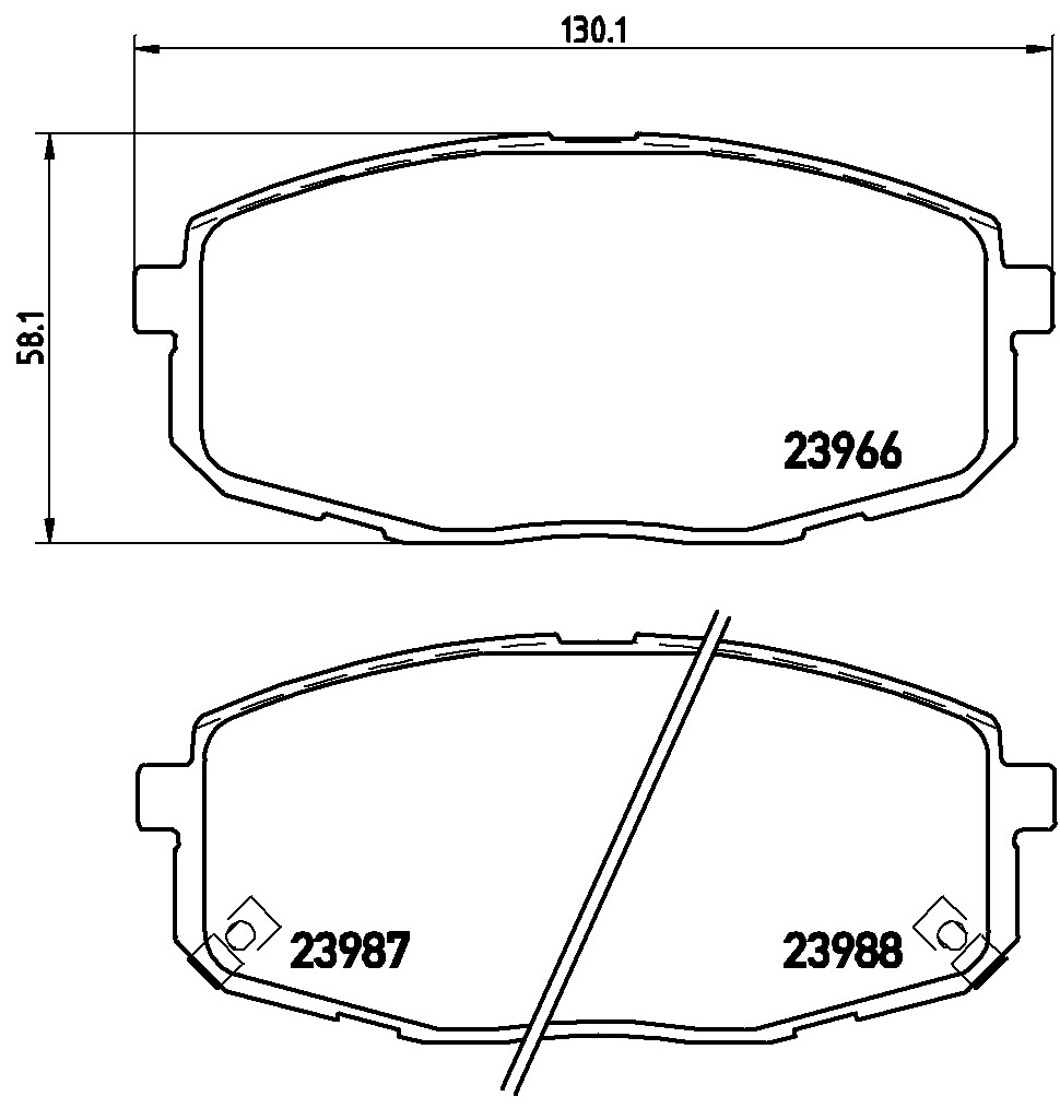 Remblokset Brembo P 30 034X