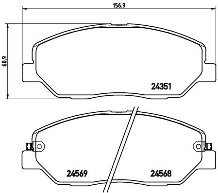 Remblokset Brembo P 30 036