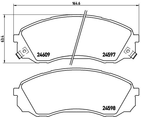 Remblokset Brembo P 30 041