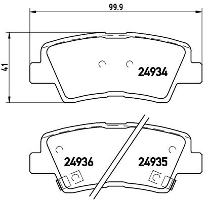 Remblokset Brembo P 30 047